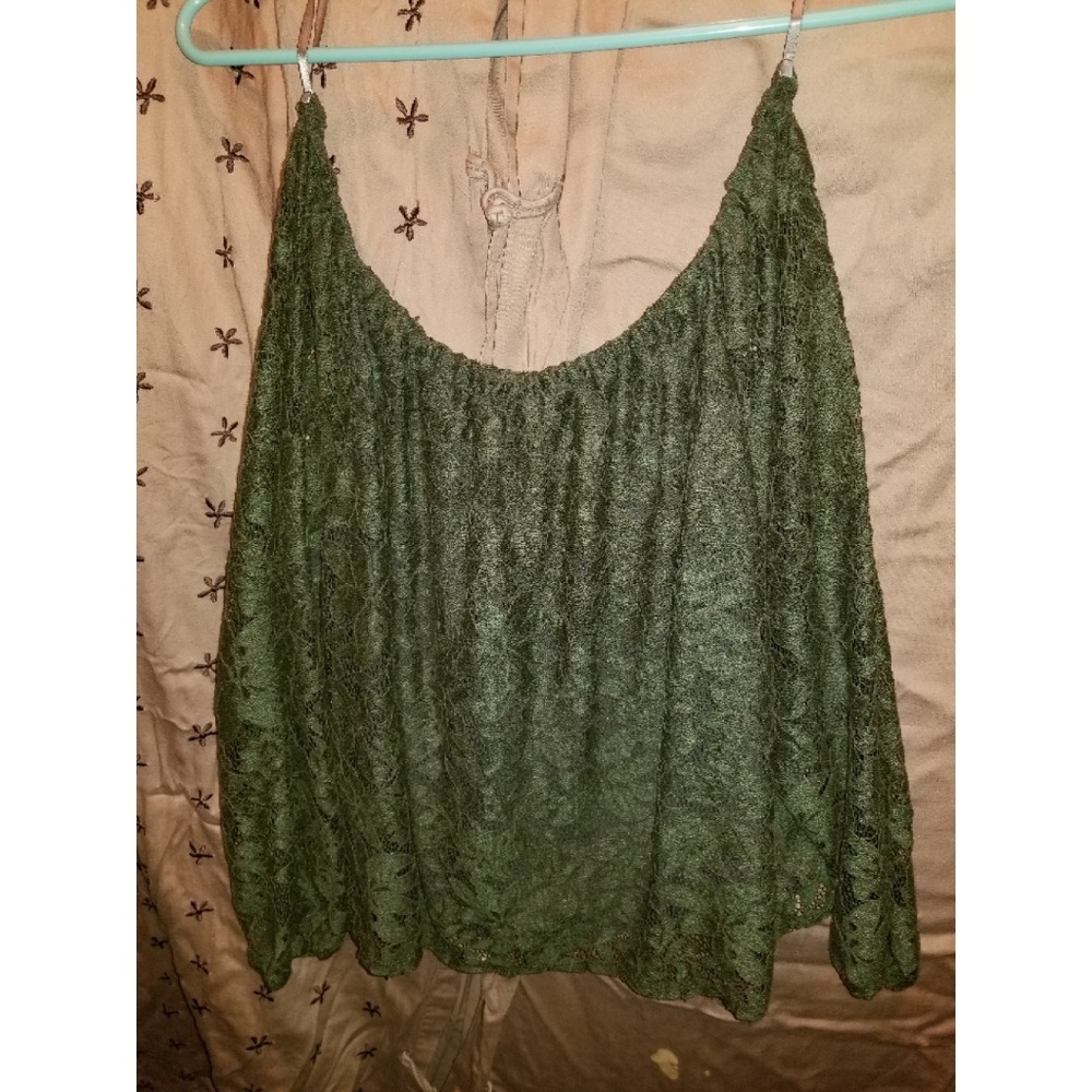 Long sleeve lace top